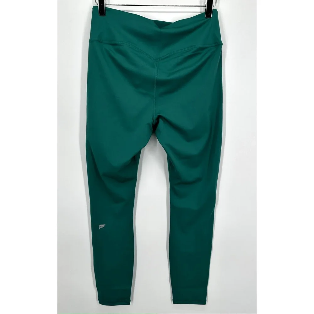 Fabletics Anywhere High Waisted Leggings Deep Cypress Green Large NWT‎